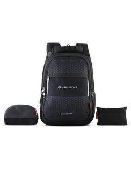 Harissons - Speckle Unisex Black Backpack (Set of 4) (M)