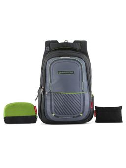 Harissons - Verge Unisex Grey Backpack (Set of 4) (M)