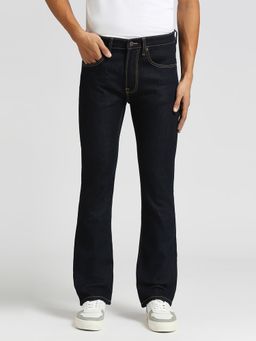 Pepe Jeans - Navy Blue Slim Fit Mid Waist Straight Leg Jeans