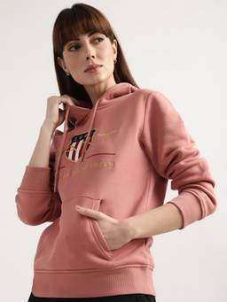 GANT - Women Pink Regular Sweatshirt