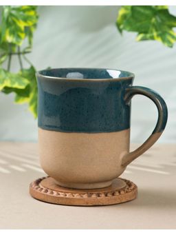 Fabindia - Blue Dhriti Glazed Ceramic Mug