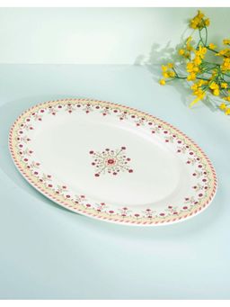Fabindia - Rukmani Decal Ceramic Platter