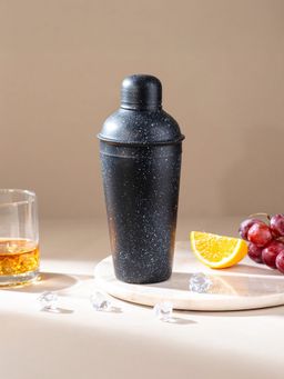 Nestroots - The Unbeatable Premium Cocktail Shaker Matte Black Speckled