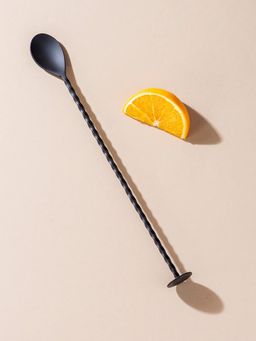 Nestroots - The Premium Cocktail Mixing Spoon Matte Black