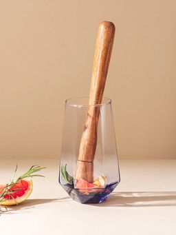 Nestroots - The Elegant Wooden Muddler Brown