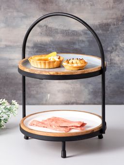 Nestroots - Medina Buffet Organizer - Grey & White