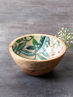 Nestroots - Tropical Wooden Serving Bowl