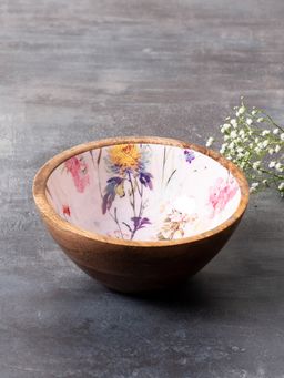 Nestroots - Pink Printed Serving Bowl