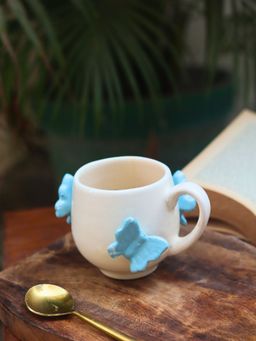 WEAVING HOMES - Butterfly Coffee Mug, Capacity 270 Ml