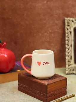 WEAVING HOMES - I Heart You Mug, Capacity 250 Ml