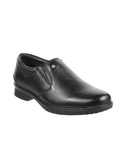Metro - Plain Black Mocassins