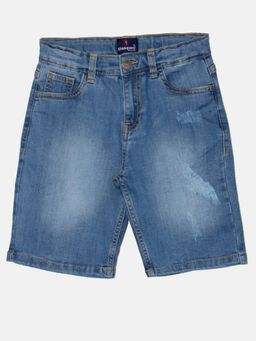 KiddoPanti - Boys Knee Length Casual Denim Shorts