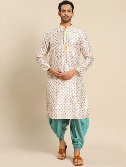 KISAH - Men White Kurta Set (Set of 2)