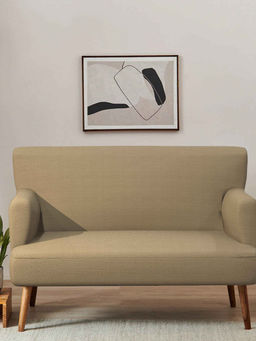 Chumbak - Memsaab Love Seat - Beach Beige