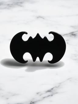 Fabula - Black Batman Stainless Steel Stud
