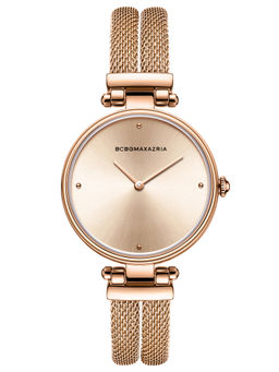BCBGMAXAZRIA - MAXAZRIA Quartz Rose Gold Round Dial Women's Watch - BG50672002