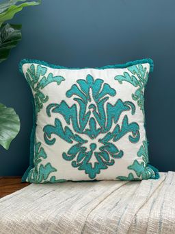 AME - decorative cushion cover, Maximalist Eclectic Folk - 18x18
