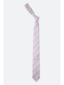 Van Heusen - Men White Print Formal Tie