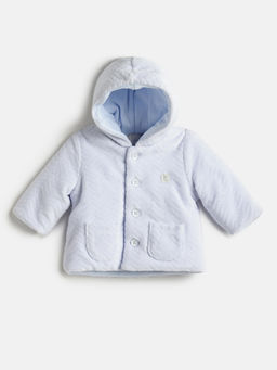 Chicco - Boys Blue Quilted Hoodie