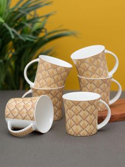 CLAY CRAFT - Fine Ceramic Jackson Hilton Tea & Coffee Cup 200ml Beige