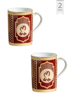 CLAY CRAFT - Fine Ceramic Pride Midas Coffee & Milk Mug, 2 Piece, 320ml