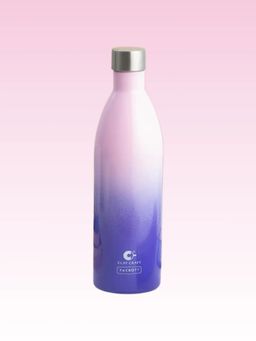 CLAY CRAFT - Vacbott Vacuum Gerald Double Walled 24 Hours Hot & Cold Water Bottle (1000ml) Pink