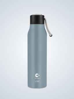 CLAY CRAFT - Vacbott Vacuum Kitkat Double Walled 24 Hours Hot & Cold Water Bottle (700ml) Grey