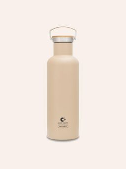 CLAY CRAFT - Vacbott Vacuum Melissa Double Walled 24 Hours Hot & Cold Water Bottle (700ml) Beige