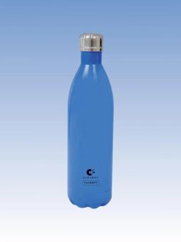 CLAY CRAFT - Vacbott Vacuum Stark Double Walled 24 Hours Hot & Cold Water Bottle (1000ml) Blue