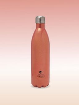 CLAY CRAFT - Vacbott Vacuum Stark Double Walled 24 Hours Hot & Cold Water Bottle (500ml) Brown