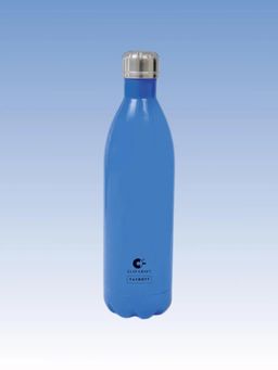 CLAY CRAFT - Vacbott Vacuum Stark Double Walled 24 Hours Hot & Cold Water Bottle (500ml) Blue
