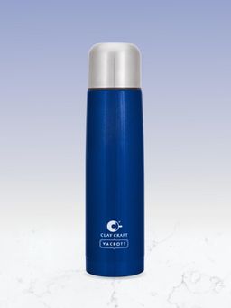 CLAY CRAFT - Vacbott Vacuum Terra Double Walled 24 Hours Hot & Cold Water Bottle (750ml) Blue
