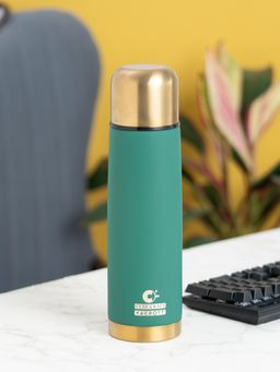 CLAY CRAFT - Vacbott Vacuum Bottle, Terra Double Walled 24 Hours Hot & Cold Water Bottle (750ml)