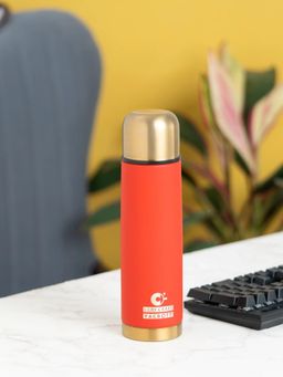 CLAY CRAFT - Vacbott Vacuum Bottle, Terra Double Walled 24 Hours Hot & Cold Water Bottle (500ml)