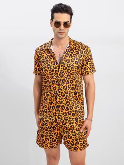 Snitch - Jaguar Animal Print Yellow Co-Ord