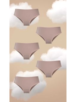 NeceSera - Brief Soft Nude Supima Modal Nessies (Pack of 5)
