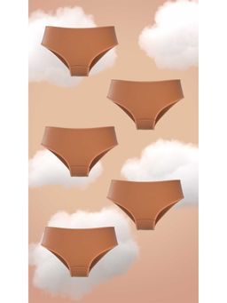 NeceSera - Brief Warm Ember Supima Modal Nessies (Pack of 5)