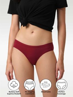 NeceSera - Glow Rouge Supima Modal Full Coverage Bikini Nessies