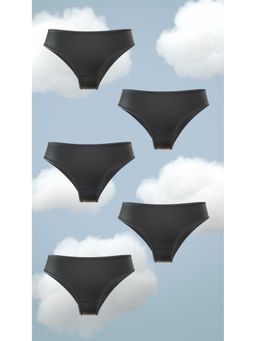 NeceSera - Hipster Midnight Black Supima Modal Nessies (Pack of 5)