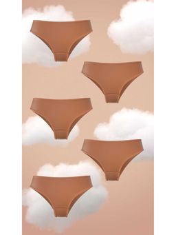 NeceSera - Hipster Warm Ember Supima Modal Nessies (Pack of 5)