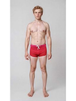 Trove Label - Crimson Contour Swim Short