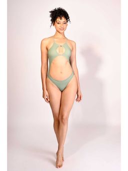 Trove Label - Sage Halo Cut Monokini
