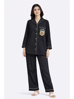 Shopbloom - Stay Kind Print Long Sleeve Womens Nightsuit