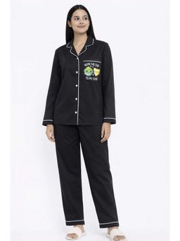 Shopbloom - Dip To My Chip Print Long Sleeve Womens Nightsuit