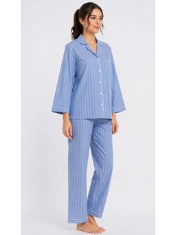 Shopbloom - Cloud Line Comfort Print Long Sleeve Womens Nightsuit