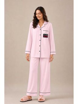Shopbloom - Do Not Disturb Long Sleeve Womens Nightsuit