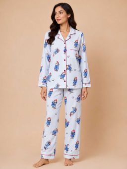 Shopbloom - Bear Hug Long Sleeve Womens Nightsuit