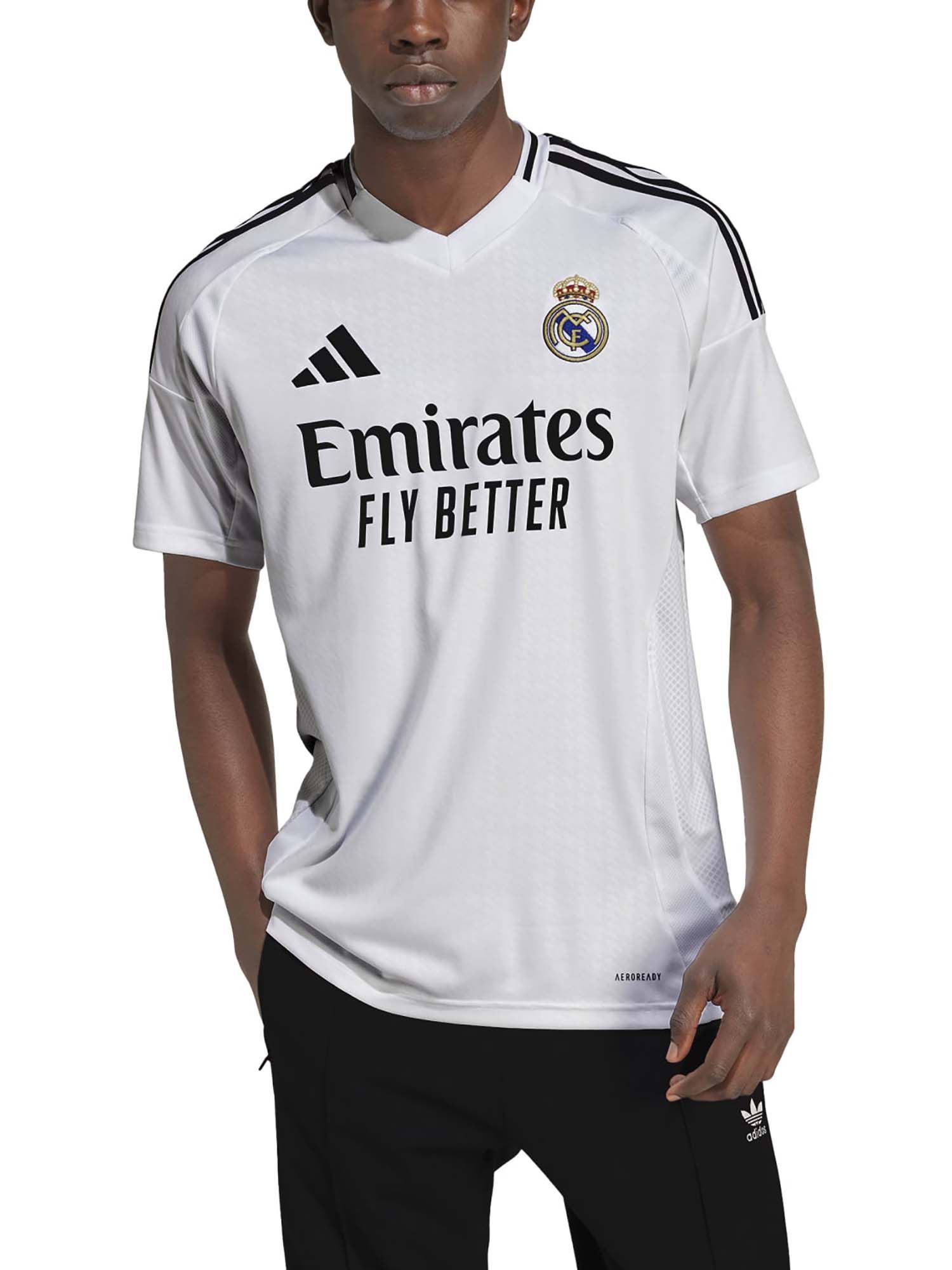 Buy adidas REAL H JSY Men White T-Shirt (XS) Online