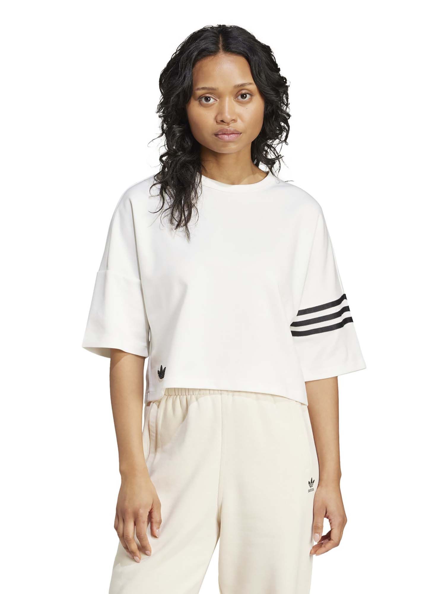 adidas originals NEUCL TEE Women White T-Shirt-picture-18