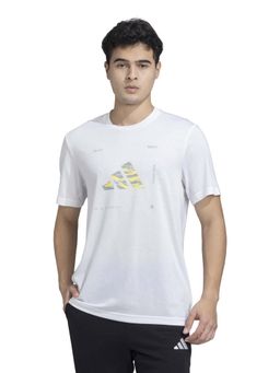 adidas - M BOX LOGO G T Men White T-Shirt